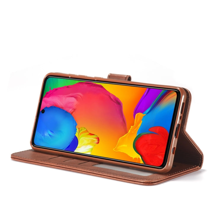 For Galaxy A81 / Note10 Lite / M60s LC.IMEEKE Calf Texture Horizontal Flip Leather Case with Holder & Card Slots & Wallet & Photo Frame