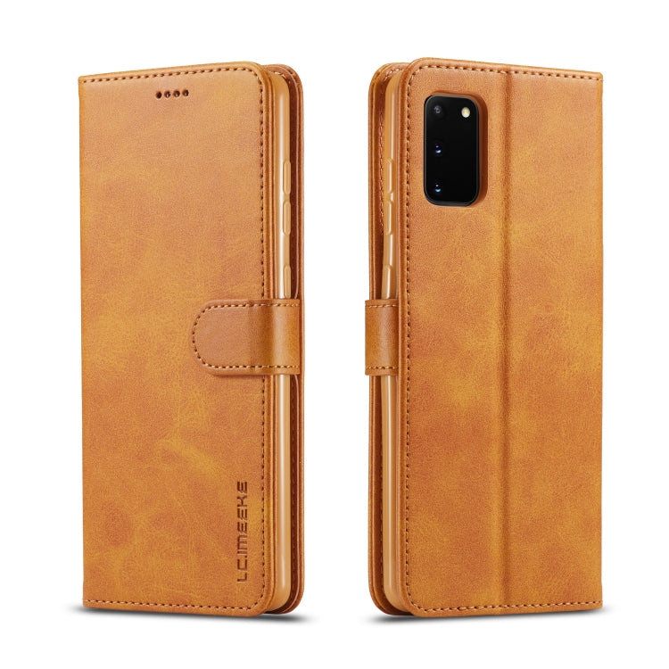 For Galaxy A91 / S10 Lite / M80s LC.IMEEKE Calf Texture Horizontal Flip Leather Case with Holder & Card Slots & Wallet & Photo Frame