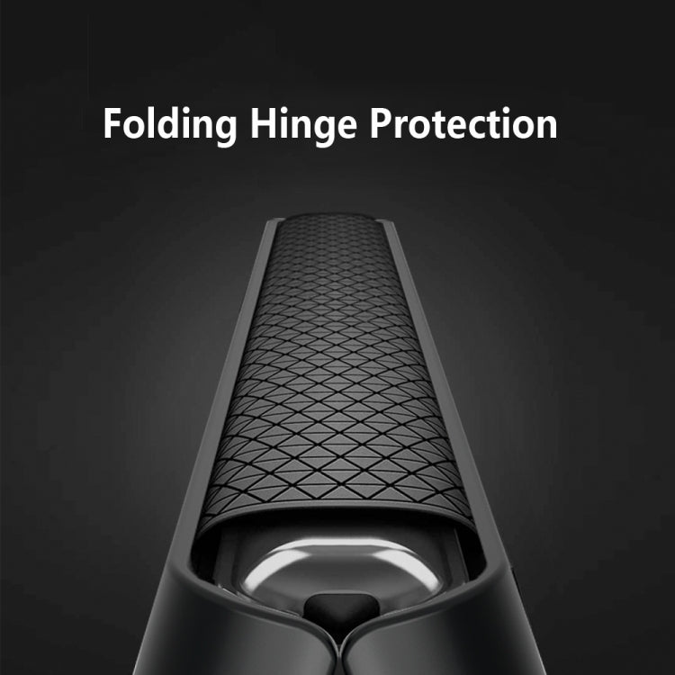 For Samsung Galaxy Z Fold4 GKK Litchi Pattern Foldable Protective Phone Case with Ring Holder