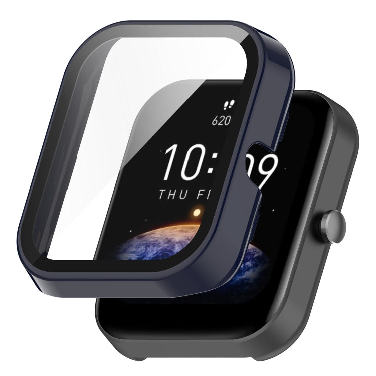 For Amazfit Bip3 / Bip3 Pro PC+ Toughened Film Fully Enclosed Protective Watch Case