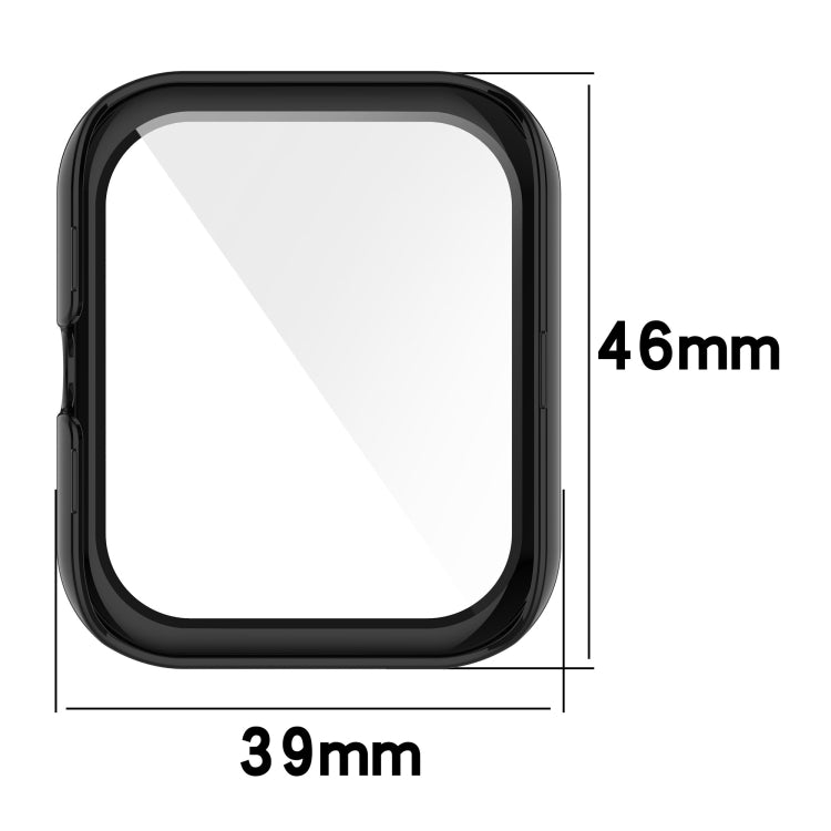 For Amazfit Bip3 / Bip3 Pro PC+ Toughened Film Fully Enclosed Protective Watch Case