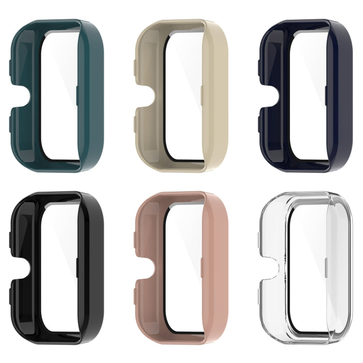 For Amazfit Bip3 / Bip3 Pro PC+ Toughened Film Fully Enclosed Protective Watch Case