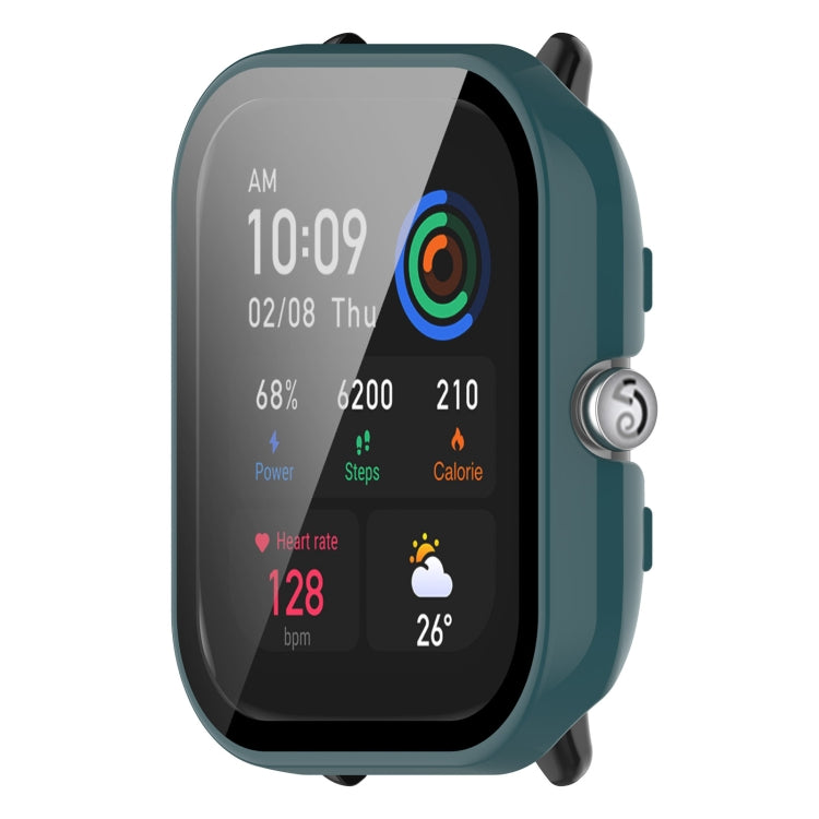 For Amazfit GTS4 Mini PC+ Toughened Film Fully Enclosed Protective Watch Case
