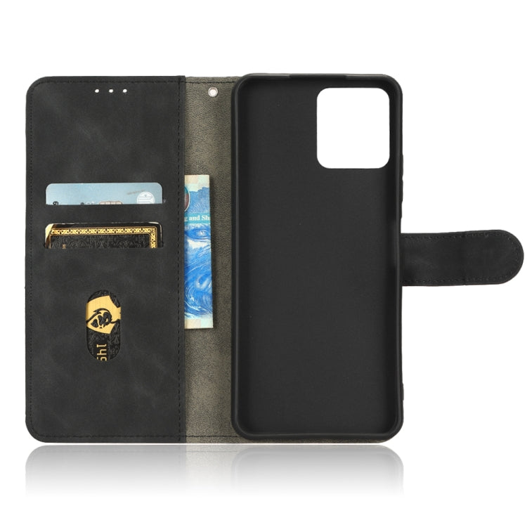 For T-Mobile Revvl 6 5G Skin Feel Magnetic Flip Leather Phone Case