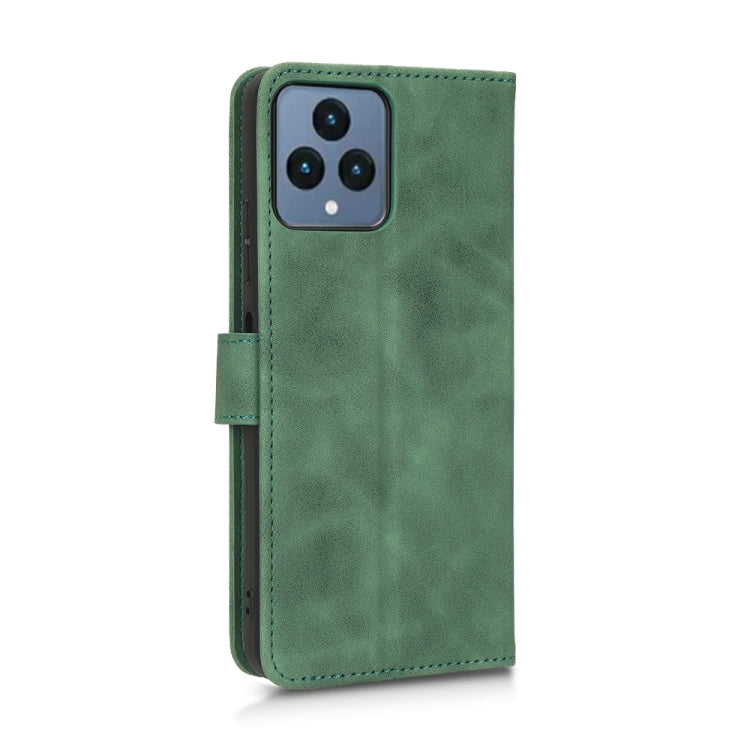 For T-Mobile Revvl 6 5G Skin Feel Magnetic Flip Leather Phone Case