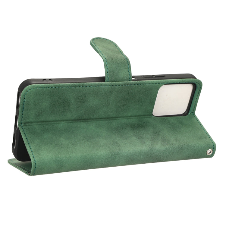 For T-Mobile Revvl 6 5G Skin Feel Magnetic Flip Leather Phone Case