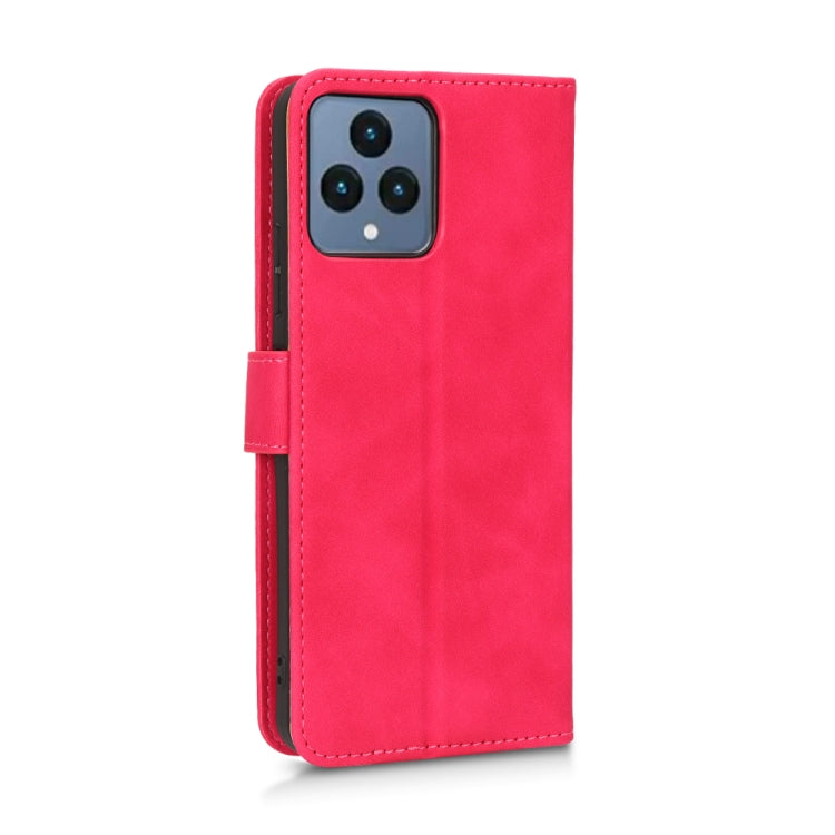For T-Mobile Revvl 6 5G Skin Feel Magnetic Flip Leather Phone Case