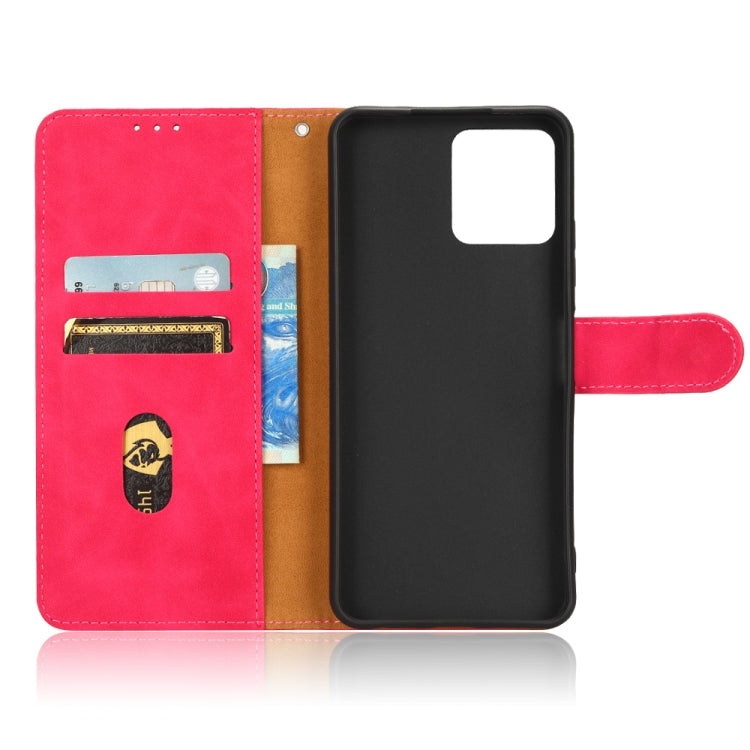 For T-Mobile Revvl 6 5G Skin Feel Magnetic Flip Leather Phone Case