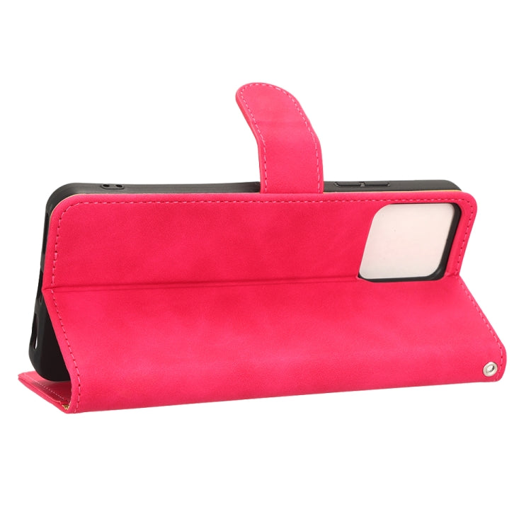 For T-Mobile Revvl 6 5G Skin Feel Magnetic Flip Leather Phone Case