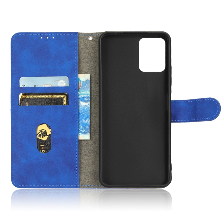 For T-Mobile Revvl 6 Pro 5G Skin Feel Magnetic Flip Leather Phone Case
