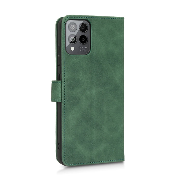 For T-Mobile Revvl 6 Pro 5G Skin Feel Magnetic Flip Leather Phone Case