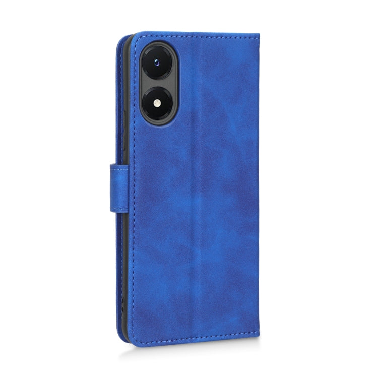 For vivo Y02s Skin Feel Magnetic Flip Leather Phone Case