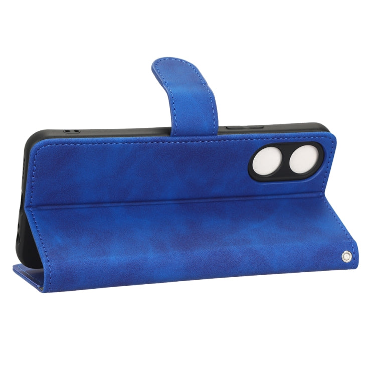 For vivo Y02s Skin Feel Magnetic Flip Leather Phone Case