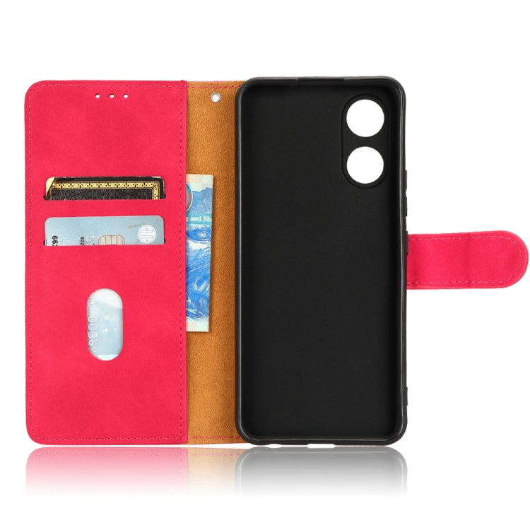 For vivo Y02s Skin Feel Magnetic Flip Leather Phone Case