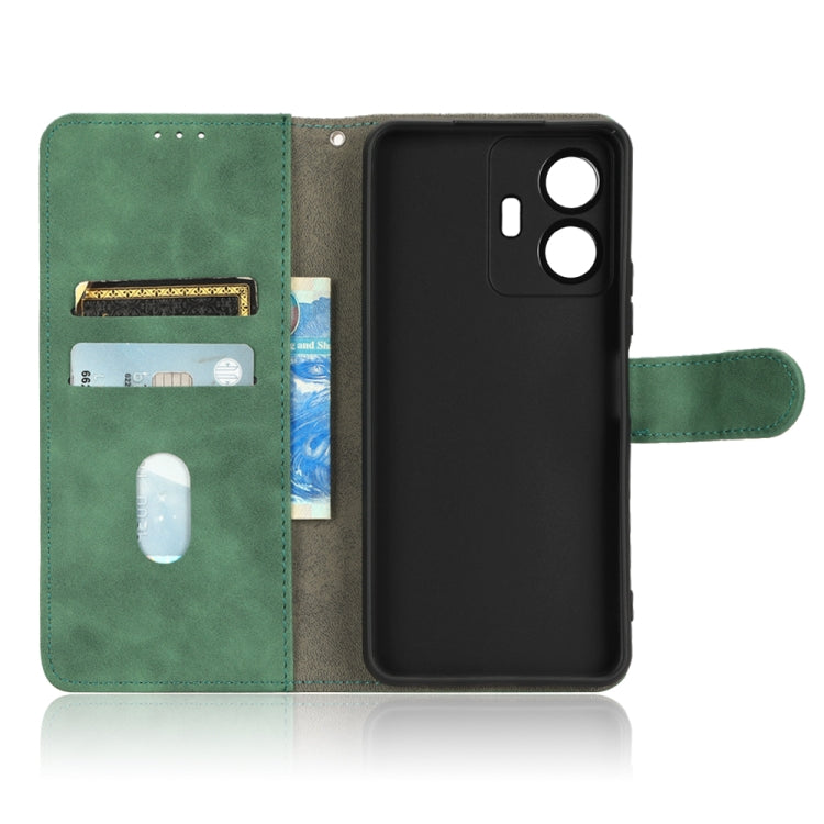 For vivo Y77 Global Skin Feel Magnetic Flip Leather Phone Case