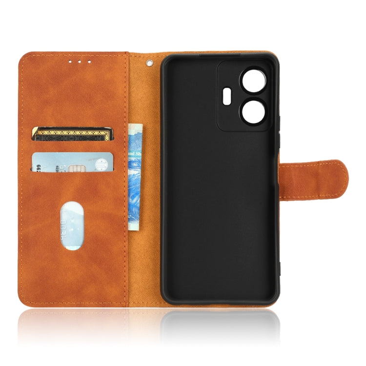 For vivo Y77 Global Skin Feel Magnetic Flip Leather Phone Case