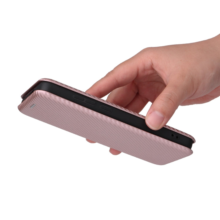 For Alcatel 1B 2022 Carbon Fiber Texture Flip Leather Phone Case