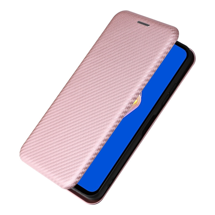 For Asus Zenfone 9 Carbon Fiber Texture Flip Leather Phone Case