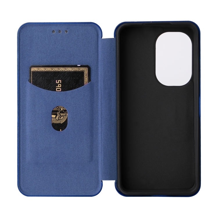 For Asus Zenfone 9 Carbon Fiber Texture Flip Leather Phone Case