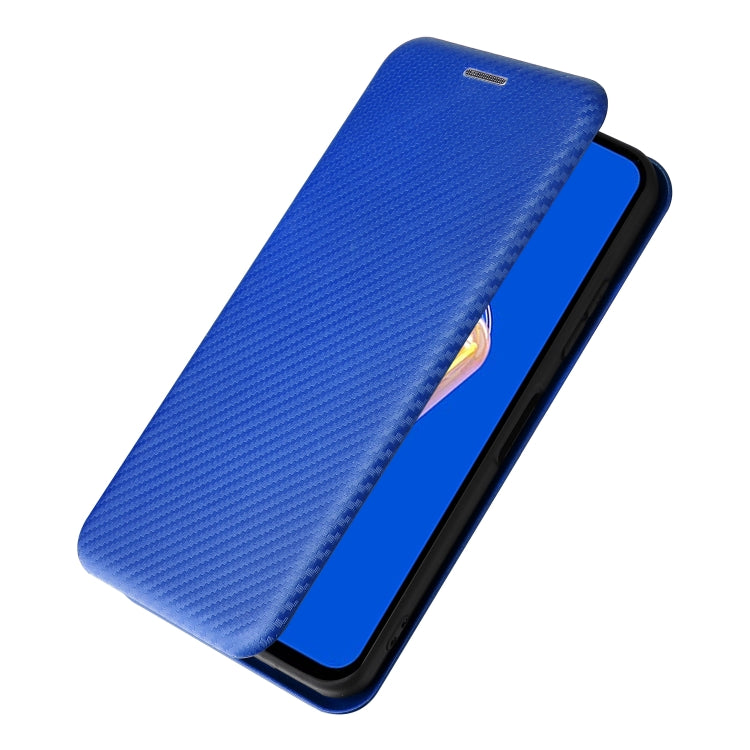 For Asus Zenfone 9 Carbon Fiber Texture Flip Leather Phone Case