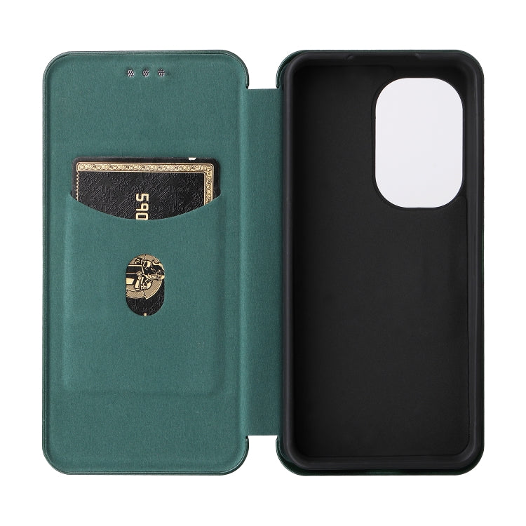 For Asus Zenfone 9 Carbon Fiber Texture Flip Leather Phone Case