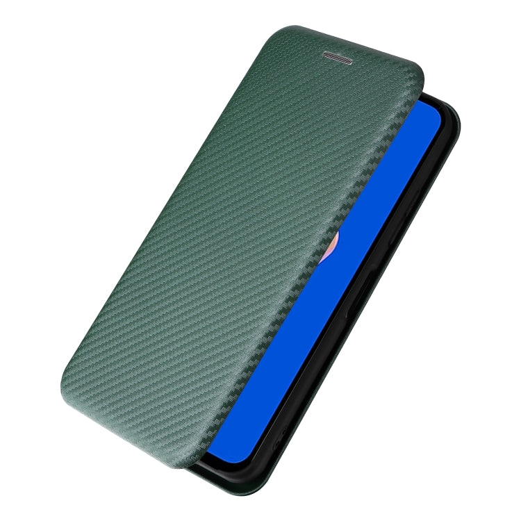 For Asus Zenfone 9 Carbon Fiber Texture Flip Leather Phone Case