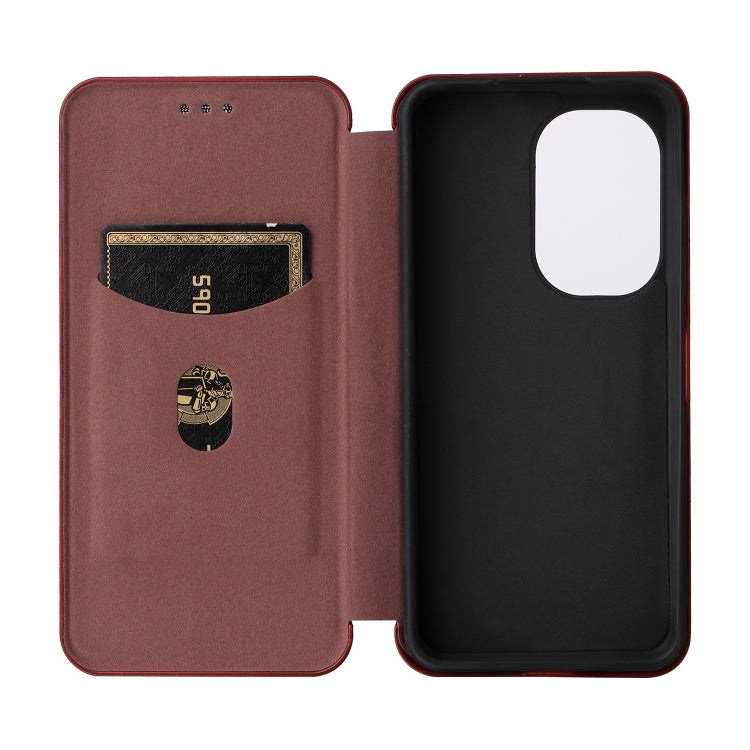 For Asus Zenfone 9 Carbon Fiber Texture Flip Leather Phone Case
