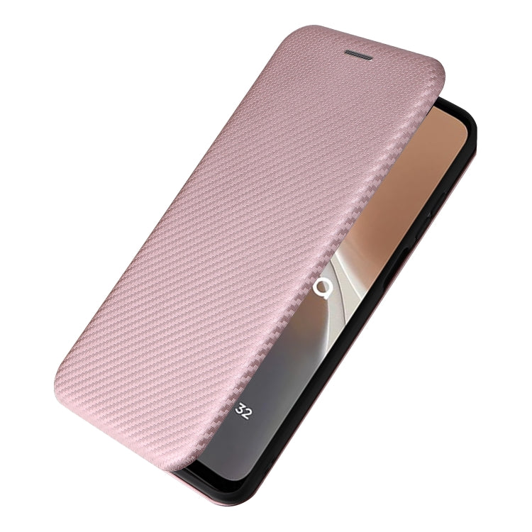 For Motorola Moto G32 Carbon Fiber Texture Flip Leather Phone Case