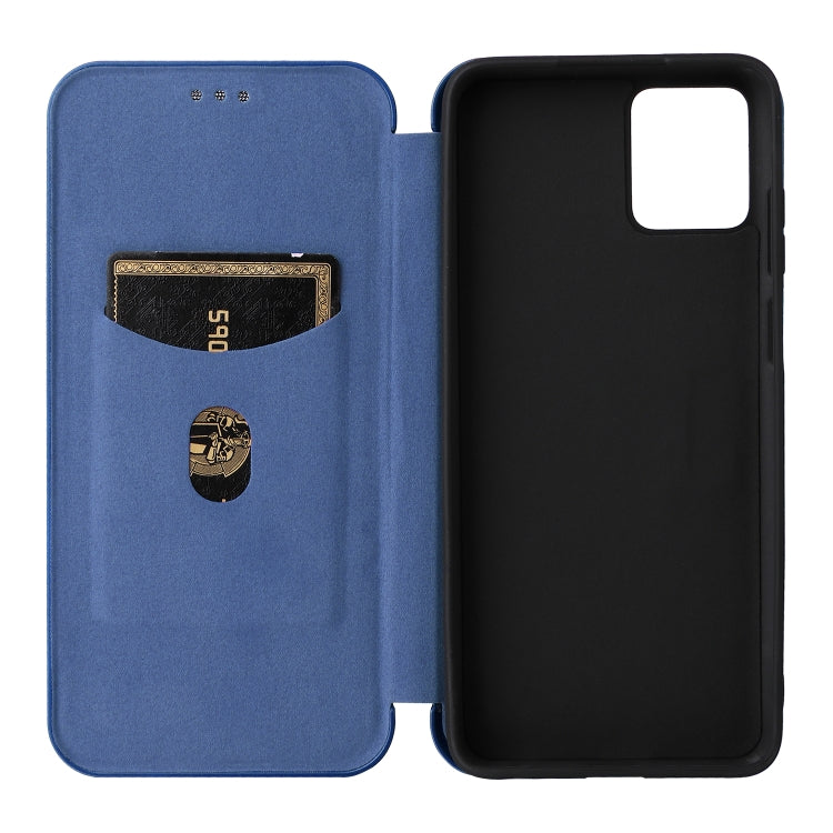 For Motorola Moto G32 Carbon Fiber Texture Flip Leather Phone Case