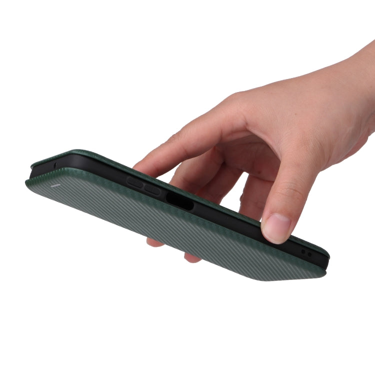For Motorola Moto G32 Carbon Fiber Texture Flip Leather Phone Case