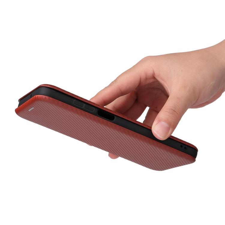 For Motorola Moto G32 Carbon Fiber Texture Flip Leather Phone Case