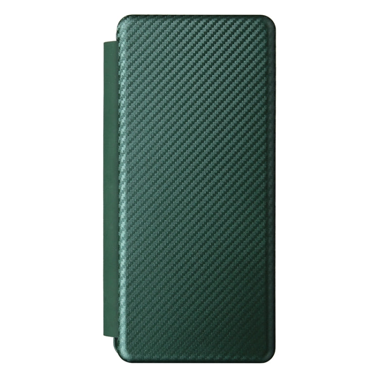 For Samsung Galaxy Z Fold4 Carbon Fiber Texture Flip Leather Phone Case
