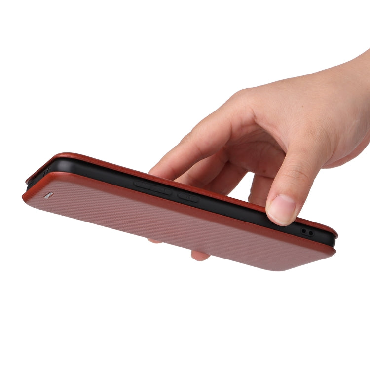 For Xiaomi 12T / 12T Pro / Redmi K50 Ultra Carbon Fiber Texture Flip Leather Phone Case