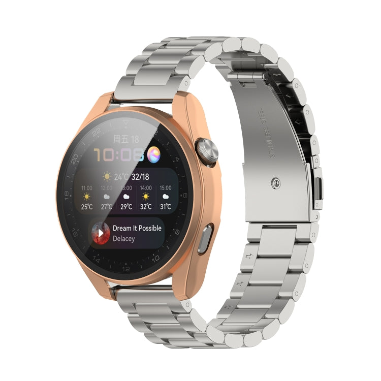 For Huawei Watch3 Pro New PC + Tempered Glass Integrated Protective Watch Case