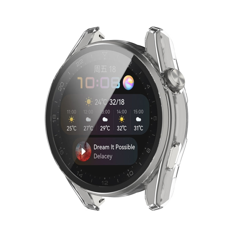 For Huawei Watch3 Pro New PC + Tempered Glass Integrated Protective Watch Case