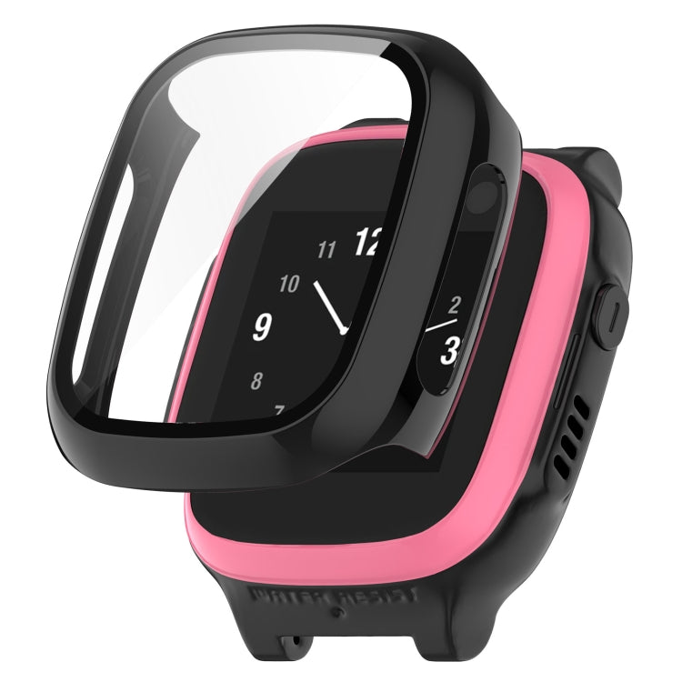 For Xplora X5 Play Children Watch PC + Tempered Film Integrated Protective Watch Case