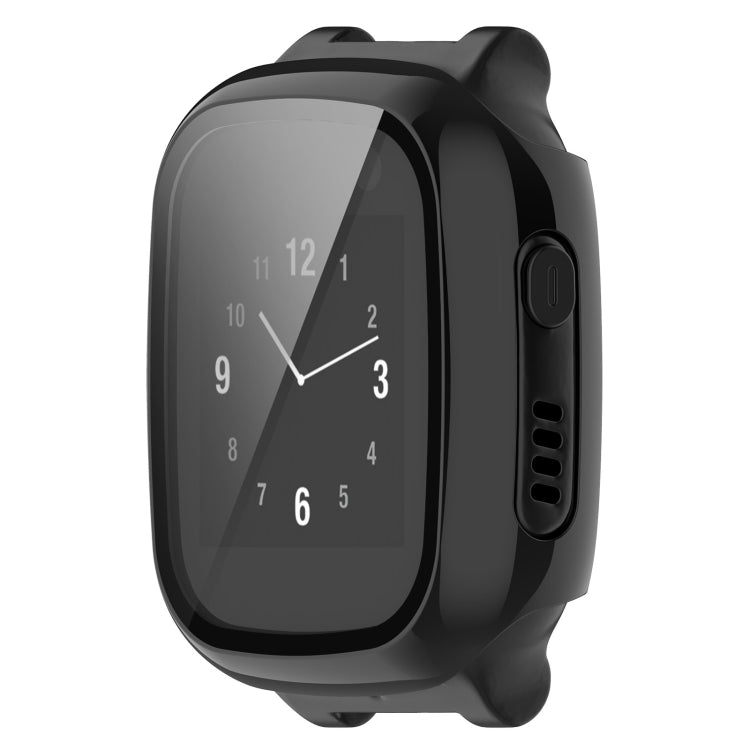 For Xplora X5 Play Children Watch PC + Tempered Film Integrated Protective Watch Case