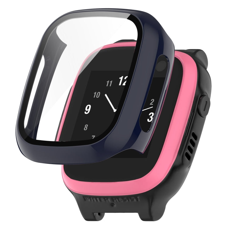 For Xplora X5 Play Children Watch PC + Tempered Film Integrated Protective Watch Case