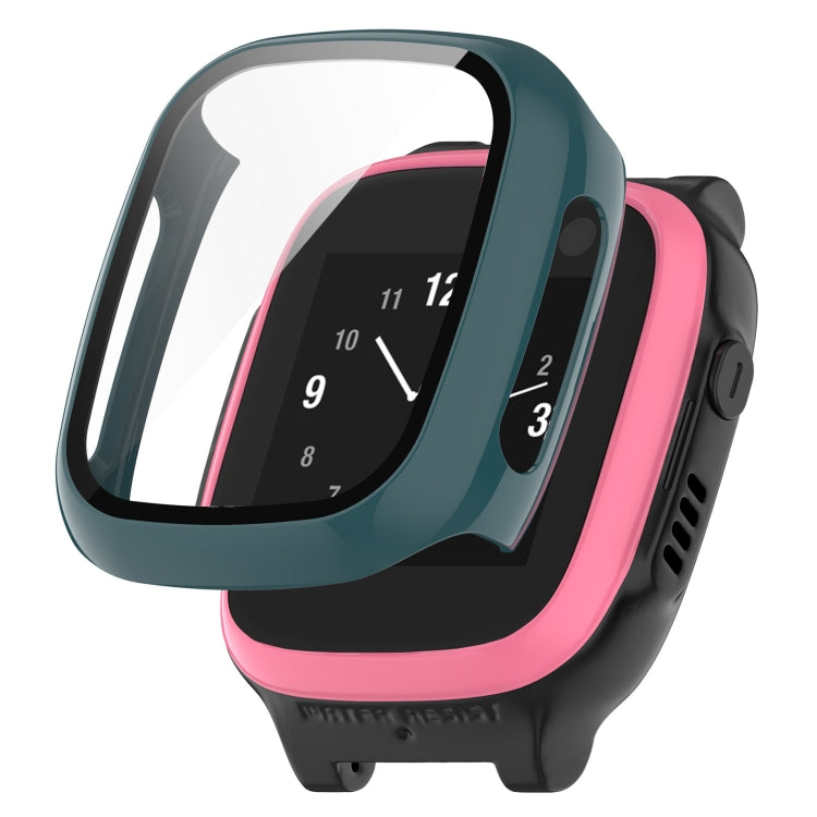 For Xplora X5 Play Children Watch PC + Tempered Film Integrated Protective Watch Case