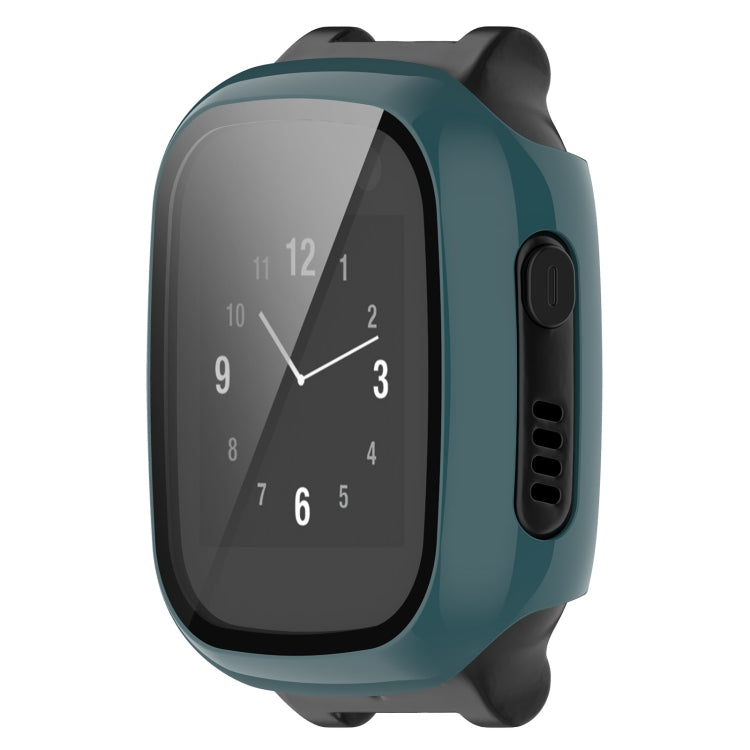 For Xplora X5 Play Children Watch PC + Tempered Film Integrated Protective Watch Case