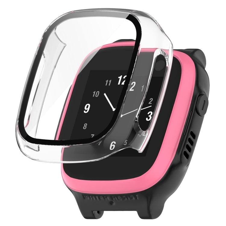 For Xplora X5 Play Children Watch PC + Tempered Film Integrated Protective Watch Case