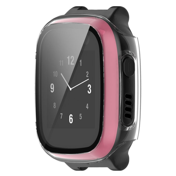 For Xplora X5 Play Children Watch PC + Tempered Film Integrated Protective Watch Case