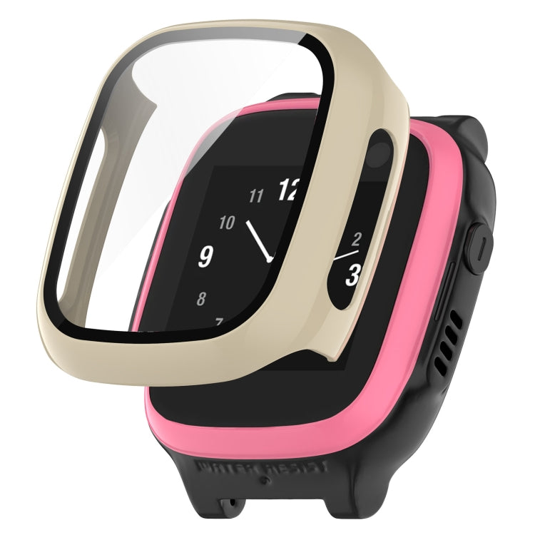 For Xplora X5 Play Children Watch PC + Tempered Film Integrated Protective Watch Case