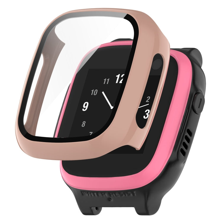 For Xplora X5 Play Children Watch PC + Tempered Film Integrated Protective Watch Case