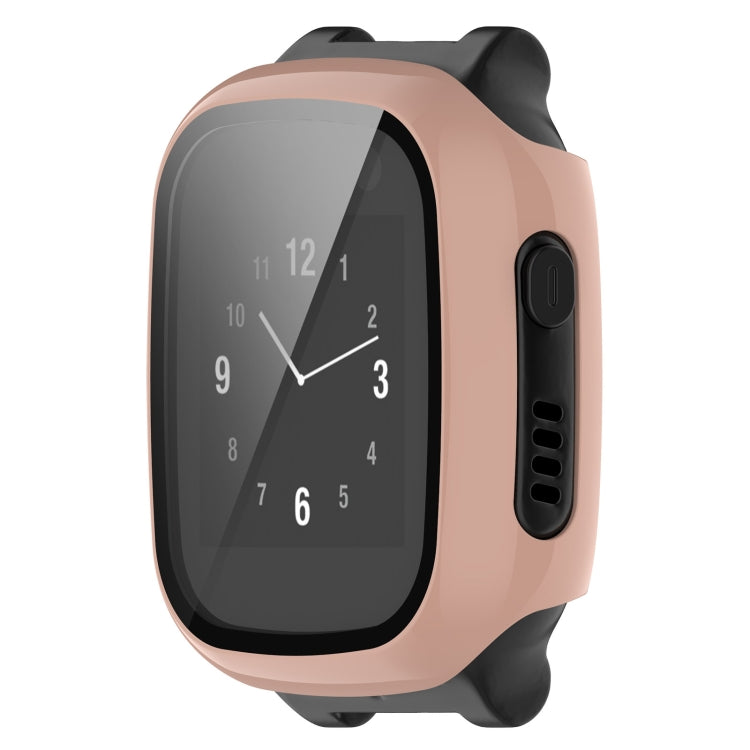 For Xplora X5 Play Children Watch PC + Tempered Film Integrated Protective Watch Case