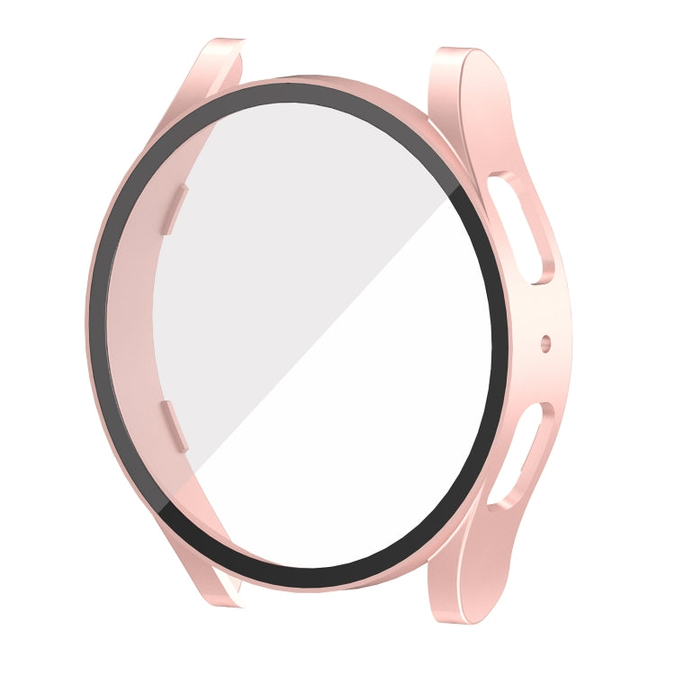 For Samsung Galaxy Watch5 44mm PC + Tempered Glass Integrated Protective Watch Case