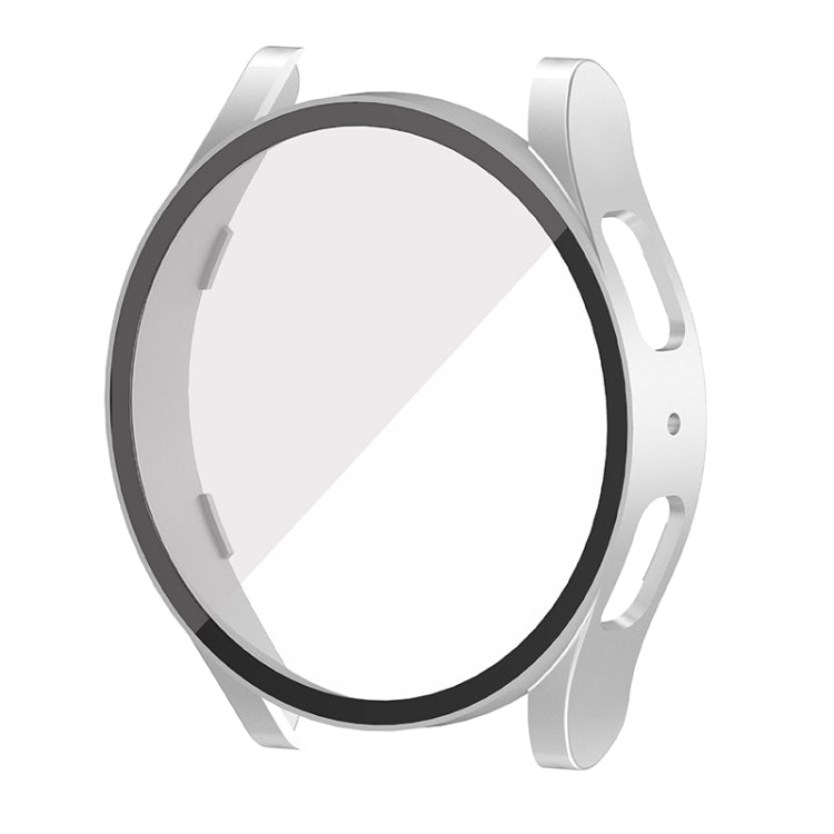 For Samsung Galaxy Watch5 44mm PC + Tempered Glass Integrated Protective Watch Case