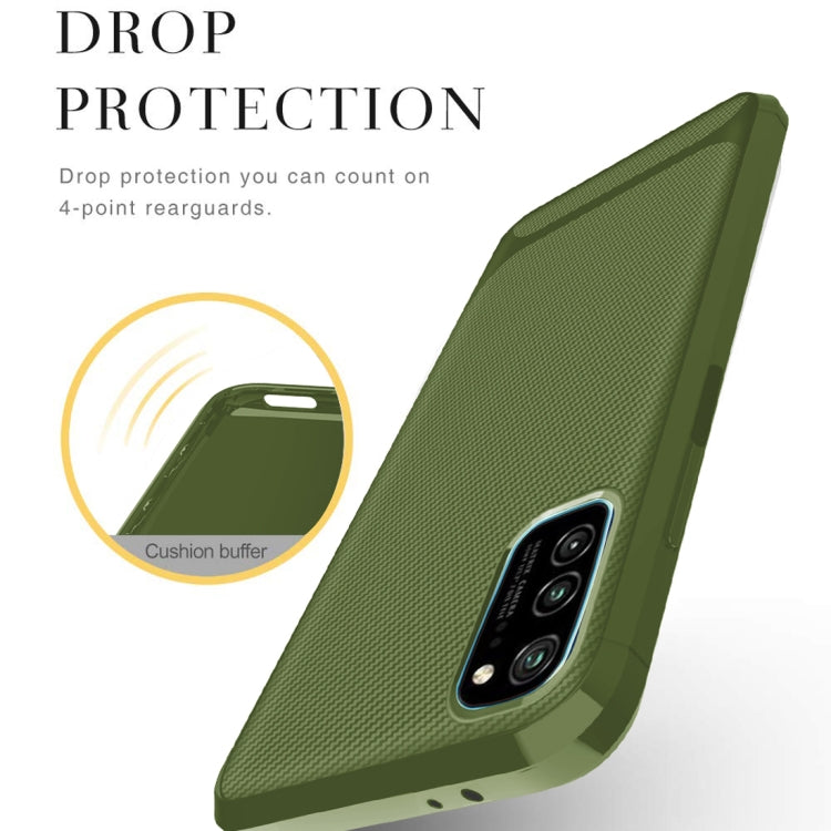 For Huawei Honor V30 / V30 Pro Carbon Fiber Texture Shockproof TPU Protective Case