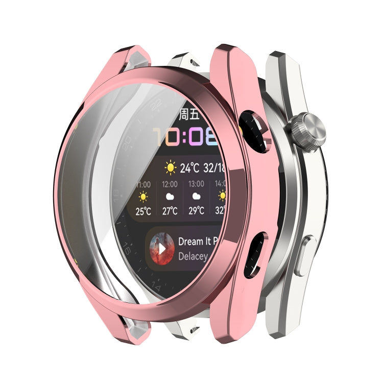 For Huawei Watch3 Pro New Full Coverage TPU Electroplating Protective Watch Case