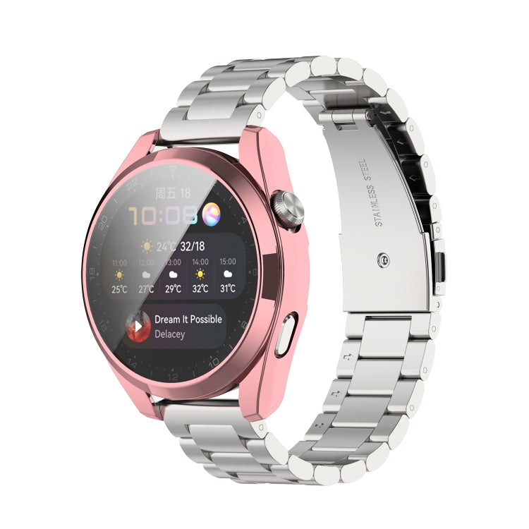 For Huawei Watch3 Pro New Full Coverage TPU Electroplating Protective Watch Case
